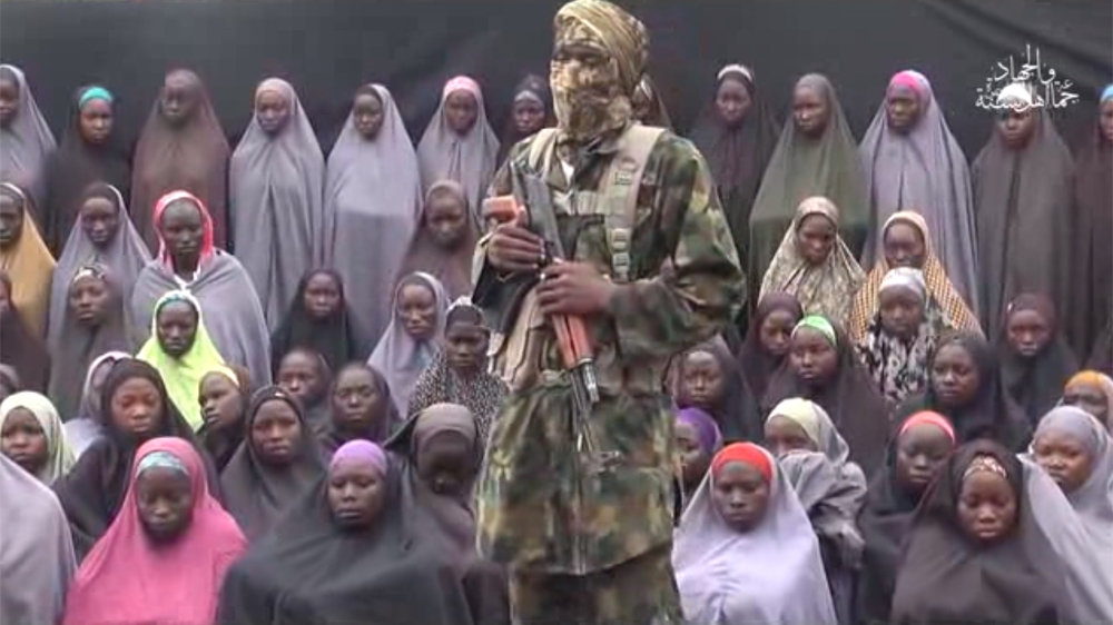 Presidential spokesman says 21 of the more than 200 girls abducted by the armed group in April 2014 have been freed.