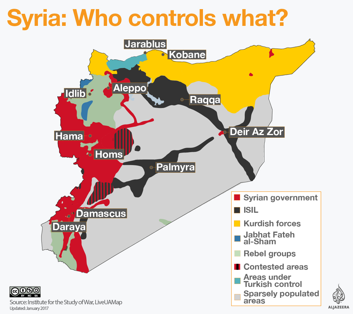 syria who controls what map