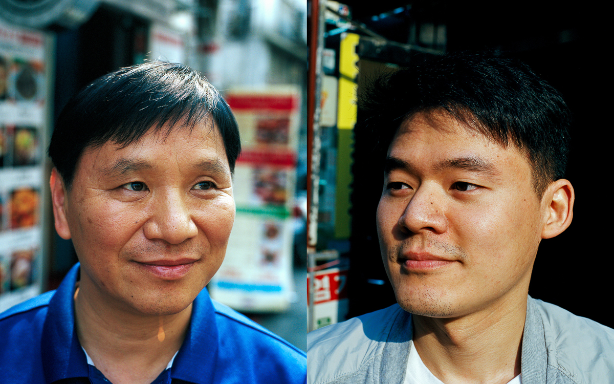 Ahmad Cho (left) 48, marketing agent at Talent Cosmetic, a Malaysia-certified Halal Korean cosmetic store located almost right across the street from the Seoul Central Masjid. He converted to Islam in 1990 and was one of the 40 Korean Muslims who were invited to the 2000 Hajj pilgrimage. "I cried when I arrived at the Kaaba, in Mecca," he says. Emir Kim (right) 28, from Incheon and advisor at the mosque’s Islamic Center, is one of those Koreans who believe in this strong attachment between the two nations. Introduced to Islam by his Turkish friends on a 2010 trip to China, he soon found more in the religion than a simple interest. "It's the life routine associated with Islam that first interested me," he says. "But it's really the equality and concept of brotherhood that I appreciate the most." South Korea is a very conservative Confucian society ruled by age structure, where respect for the elders is paramount. This daily occurrence is reflected in the language grammar, which uses a complex system of honorifics to reflect age hierarchy and levels of familiarity among people. For Emir, this social standard is often constricting. "I feel more comfortable with my fellow Muslim brothers, regardless of their age, culture, or background," he says. "This lack of hierarchy is very liberating to me." [Radu Diaconu/Al Jazeera]