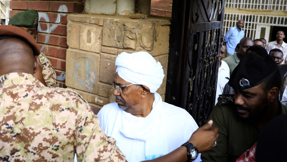 Sudan's Bashir in court for graft trial