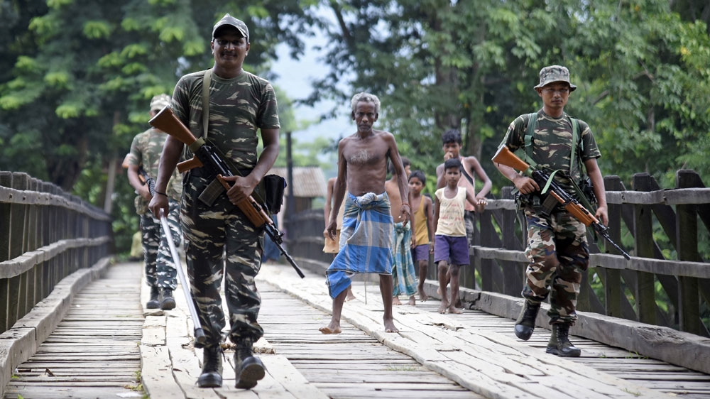 Indian security personnel, Assam