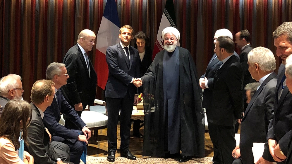 Rouhani - Macron