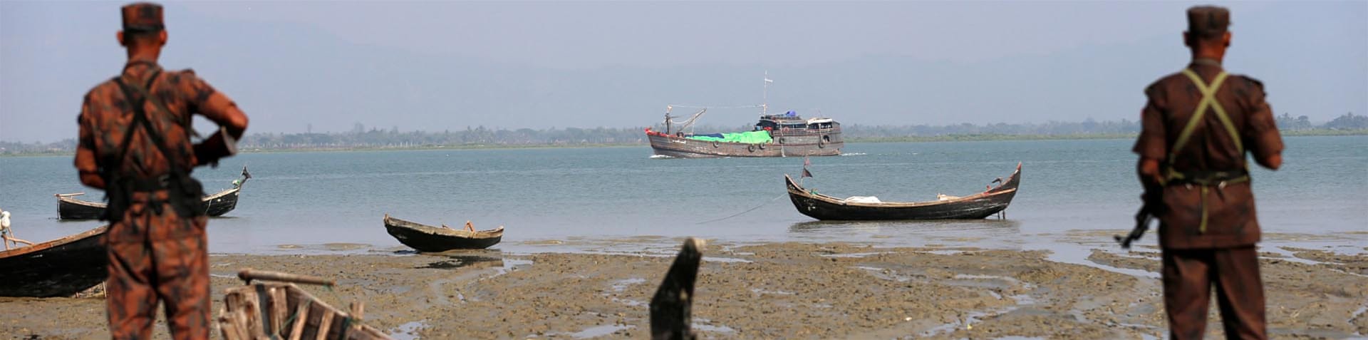 Rohingya Muslims have fled en masse as Myanmar cracks down on northern region [Mohammad Ponir Hossain/Reuters]