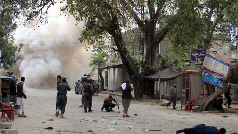 Officials said two other motorcycle bombs were defused in the vicinity of Saturday's attacks in Jalalabad [EPA]