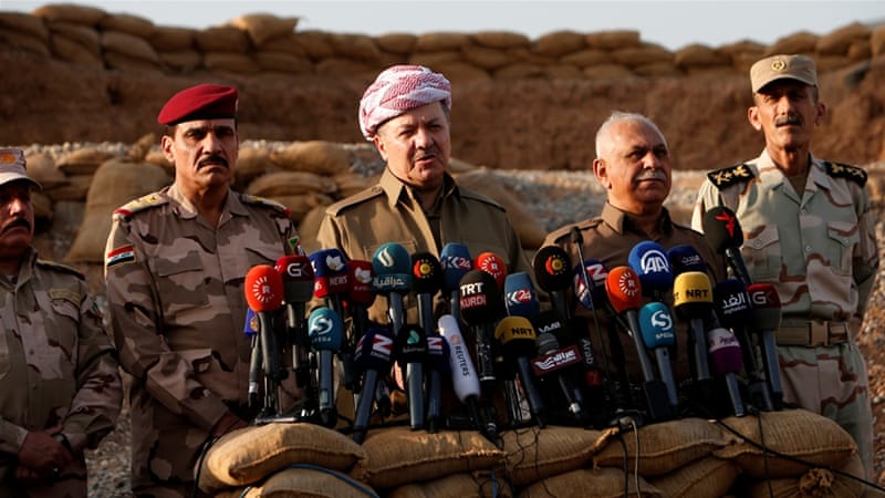 Barzani said the joint Iraqi force are launching the offensive from south and east of Mosul [Reuters]