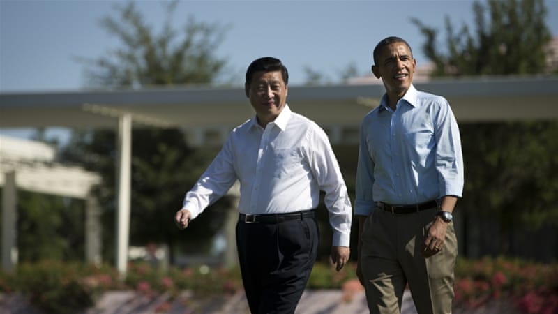 Sunnylands in Rancho Mirage is where Obama held his famous "shirt-sleeves summit" with Xi in 2013 [Evan Vucci/AP Photo]