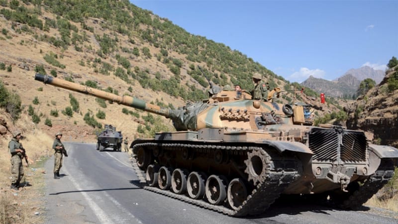 Turkey has stepped up a military campaign in the troubled southeast to eradicate PKK fighters [File: Reuters]