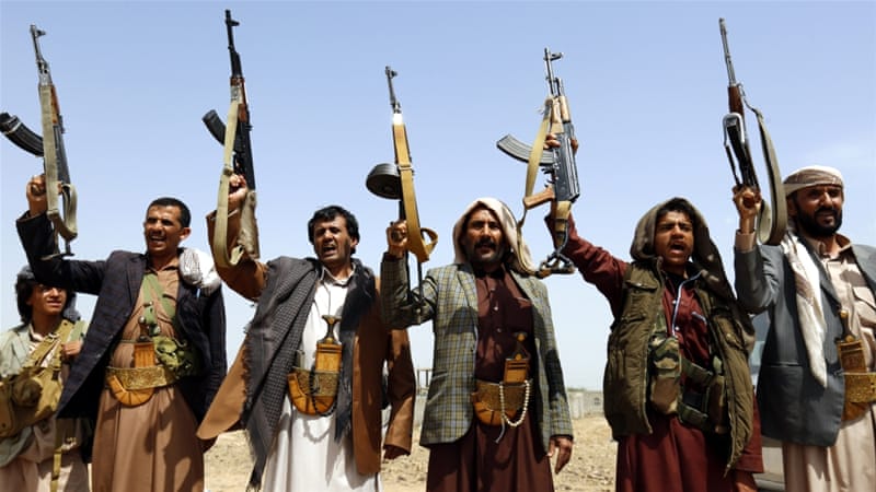 Yemen's Hadi's urged Houthi fighters to surrender their weapons [EPA]