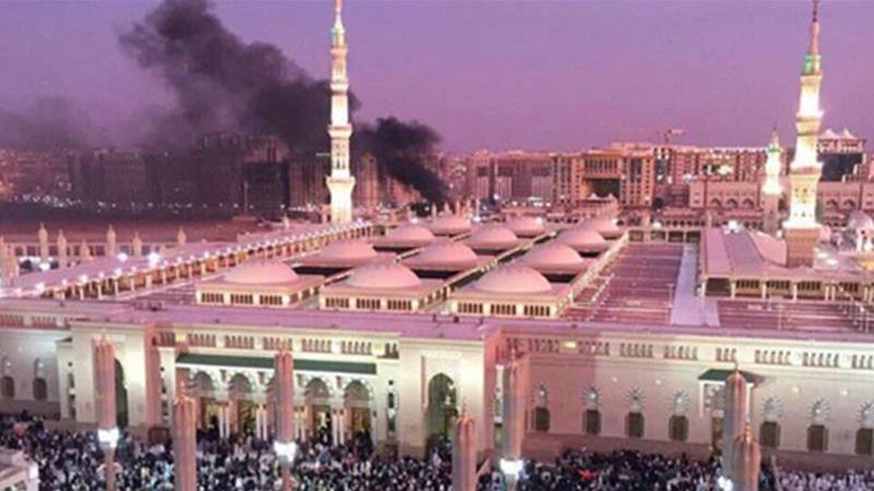 In July authorities arrested 19 people in connection with three suicide bombings, including one near the Prophet's Mosque  [EPA]