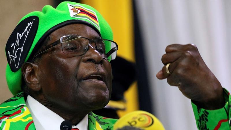 Zuma said Mugabe indicated that he was confined to his home [Philimon Bulawayo/Reuters]
