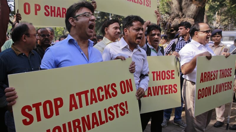 The IFJ says more than 250 journalists are in jail across the world [AP]