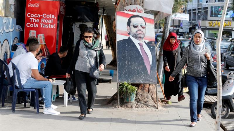 Lebanese Prime Minister Saad Hariri resigned his post on November 6 [Mohamed Azakir/Reuters]