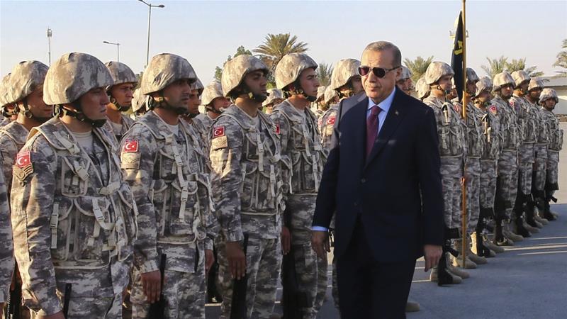The Tariq bin Ziyad military base in southern Doha is Turkey's first such installation in the Middle East [File: AP]