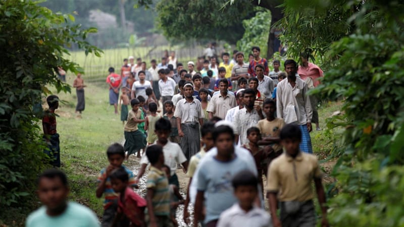 Myanmar has been accused of ethnically cleansing Rohingya minority [Soe Zeya Tun/Reuters]