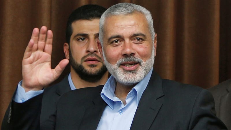 Haniya climbed the ranks within the movement as a close aide and assistant of Hamas’ cofounder, the late Sheikh Ahmed Yassin [File: Reuters]