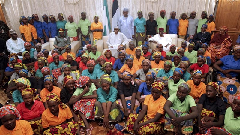 More than 80 Chibok girls were released by Boko Haram earlier this month as part of a prisoner swap [AFP]