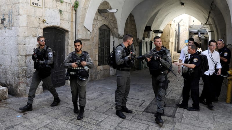 Hundreds of Israeli security forces were deployed to the area after the dramatic shootout.