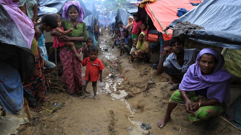 Rohingya refugees are living in squalor in camps in Bangladesh [Showkat Shafi/Al Jazeera]