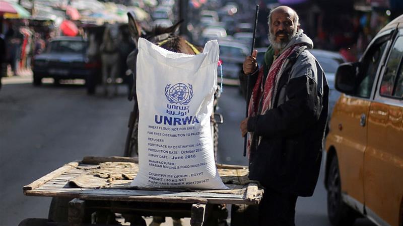 The United Nations Relief and Works Agency supports about 5 million Palestinians [Ibraheem Abu Mustafa/Reuters]