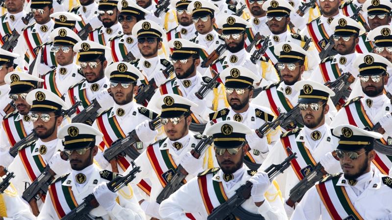 Iran's MPs don uniform of Revolutionary Guards in protest at US
