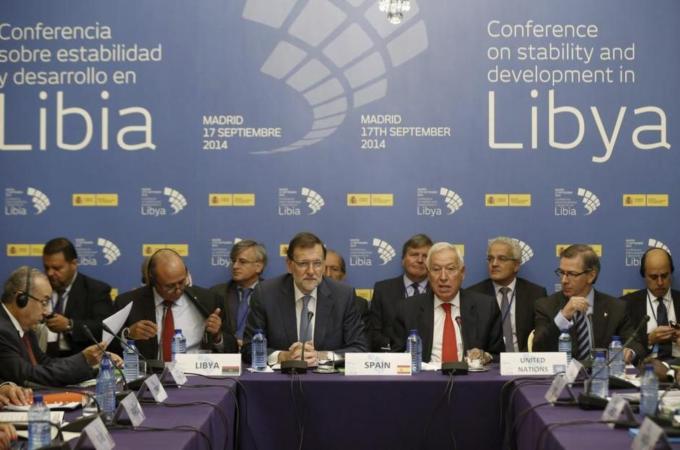 Libya meeting rejects military intervention
