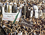 Shia also protested in Ba'aquba for the release of a US-held cleric