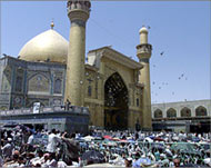 Friday's attack on the Imam Ali mosque killed 75 people
