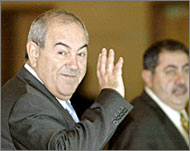 Ayad Allawi (L) represented Iraq at the Muslim states' summit