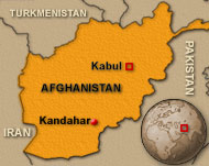 Fighting has erupted 80km west of Kandahar