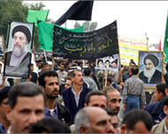 Thousands marched in supportof Sistani's call for early polls