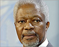 UN chief Kofi Annan admits the pardon 'sounds odd' 