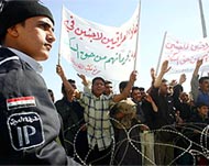 Iraqi police will form a barrier between the US and Iraqi fighters