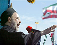 Khatami said he was but 'a smallservant' and would not resign 