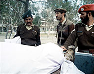 Thirteen people were killed on Saturday by Pakistani troops 