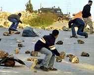 Stone-throwers are often targeted  by the Israeli army