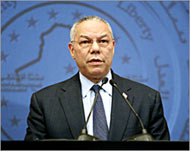 Powell vowed that 'tyrants' and'terrorists' will not rule Afghanistan 