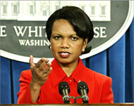 Condoleezza Rice helped prepare the president for his meeting 