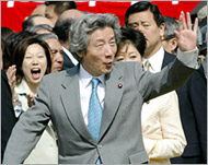 Japan's Prime Minister Junichiro Koizumi has to balance the books