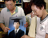 Kim Sun-Il's parents are asking for his safe return home