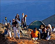 Dahr al-Qadib peak, some 2,800meters above sea level, is popular 