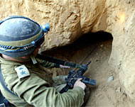  Israeli says tunnels are used to get arms and ammunition to Gaza