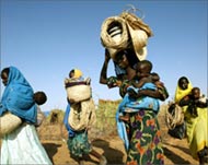 About 1.4 million people have been displaced by Darfur conflict