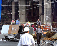 The JW Marriott hotel bombing inJakarta killed 12 people last year