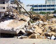 Warplanes, tanks and bulldozershave taken their destructive toll