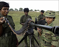 Tamil rebels are fighting forindependence or autonomy