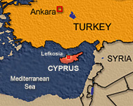 Turkey has occupied a third of Cyprus since 1974