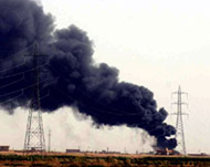 Oil pipeline in Baiji was set ablaze