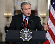 Bush said Rice's main duty will beto prosecute the 'war on terror'