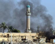 Mosques have been raided in Mosul, Falluja and Baghdad
