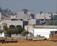 Israeli troops mounted a raid onal-Shijaiya neighbourhood